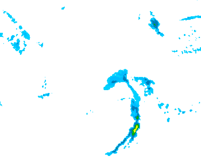 GDPS precipitation 204 hour forecast chart for Canada based on 2026/04/10 1200Z data