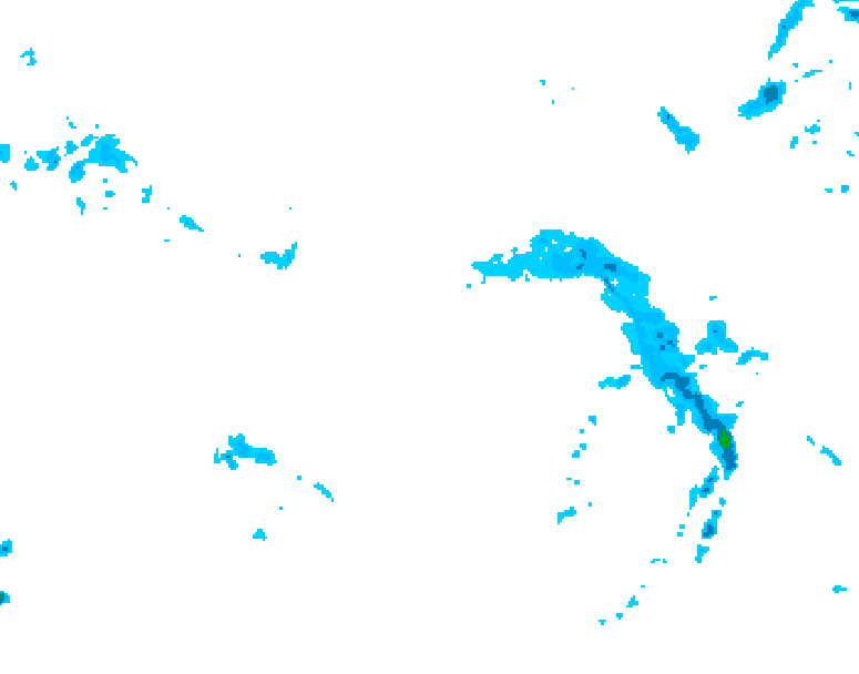GDPS precipitation 222 hour forecast chart for Canada based on 2026/04/10 1200Z data