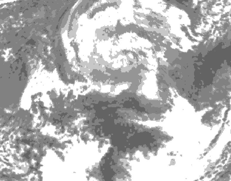 GDPS total cloud 060 hour forecast chart for Canada based on 2026/04/10 0000Z data