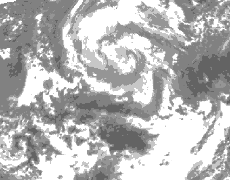 GDPS total cloud 042 hour forecast chart for Canada based on 2026/04/10 1200Z data