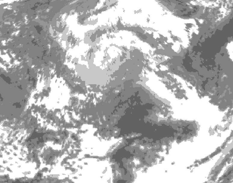 GDPS total cloud 060 hour forecast chart for Canada based on 2026/04/10 1200Z data