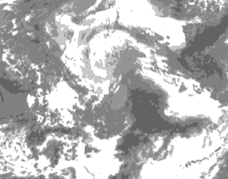 GDPS total cloud 066 hour forecast chart for Canada based on 2026/04/10 1200Z data