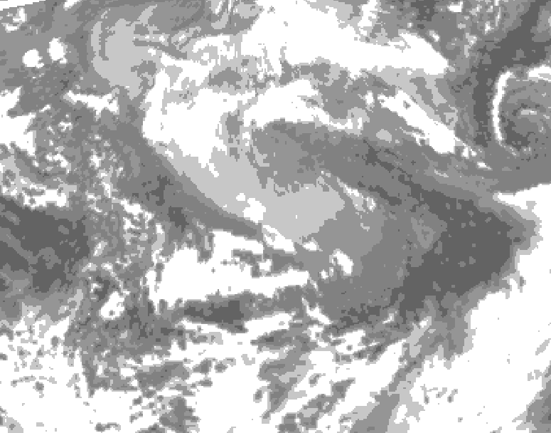 GDPS total cloud 084 hour forecast chart for Canada based on 2026/04/10 1200Z data