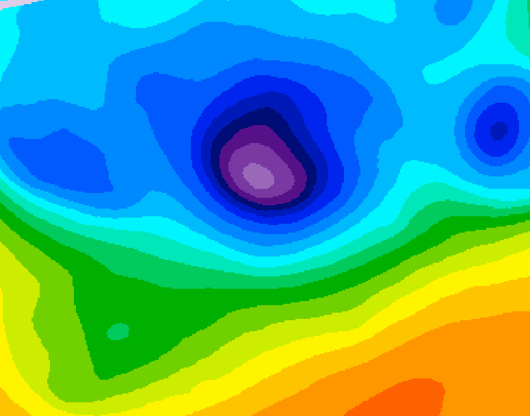 GDPS 500 millibar geopotential height 066 hour forecast chart for Canada based on 2026/04/11 0000Z data