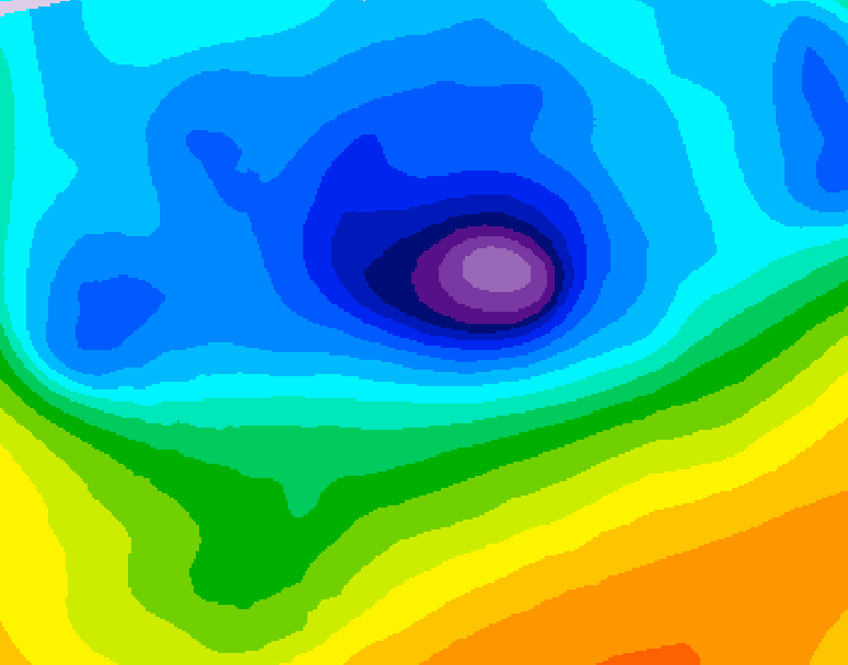 GDPS 500 millibar geopotential height 084 hour forecast chart for Canada based on 2026/04/11 0000Z data