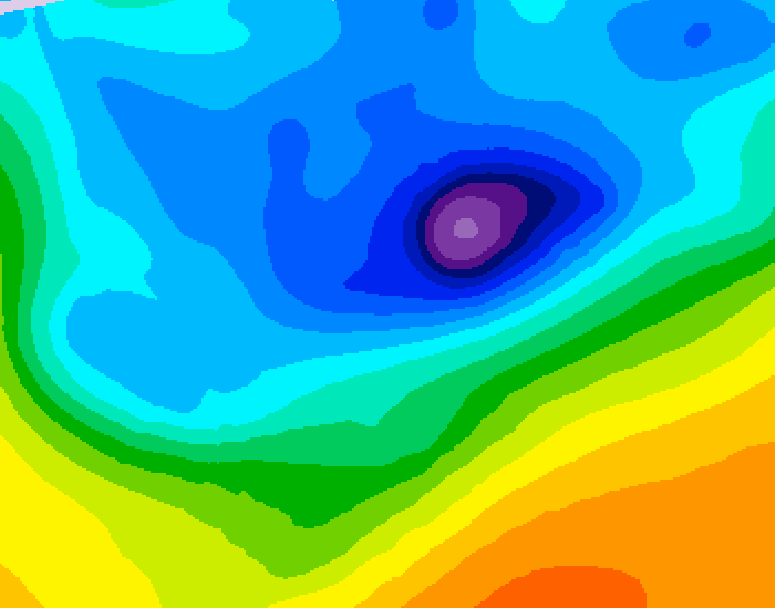 GDPS 500 millibar geopotential height 108 hour forecast chart for Canada based on 2026/04/11 0000Z data