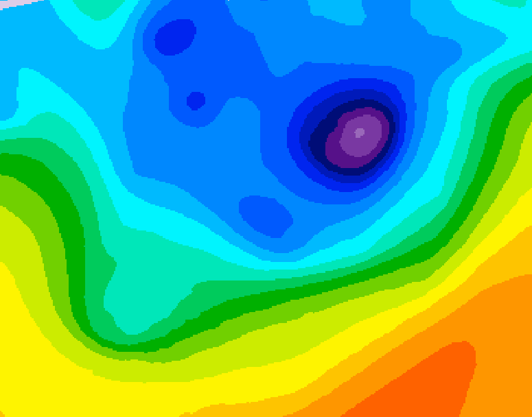 GDPS 500 millibar geopotential height 144 hour forecast chart for Canada based on 2026/04/11 0000Z data