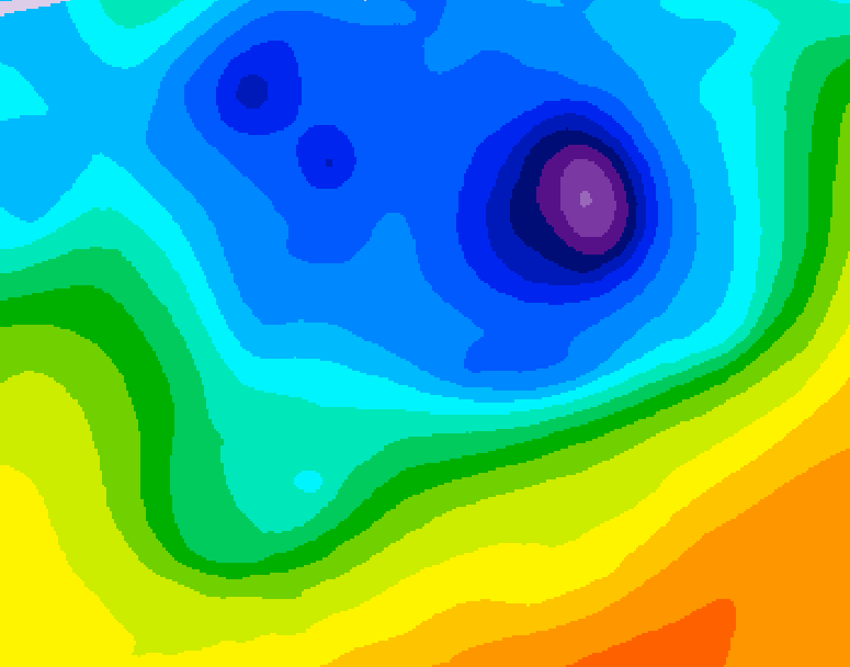 GDPS 500 millibar geopotential height 156 hour forecast chart for Canada based on 2026/04/11 0000Z data
