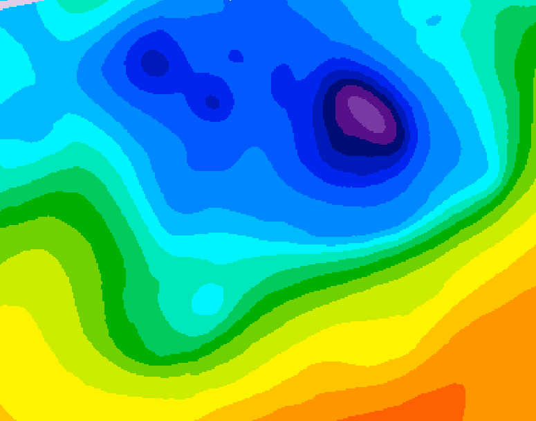 GDPS 500 millibar geopotential height 162 hour forecast chart for Canada based on 2026/04/11 0000Z data