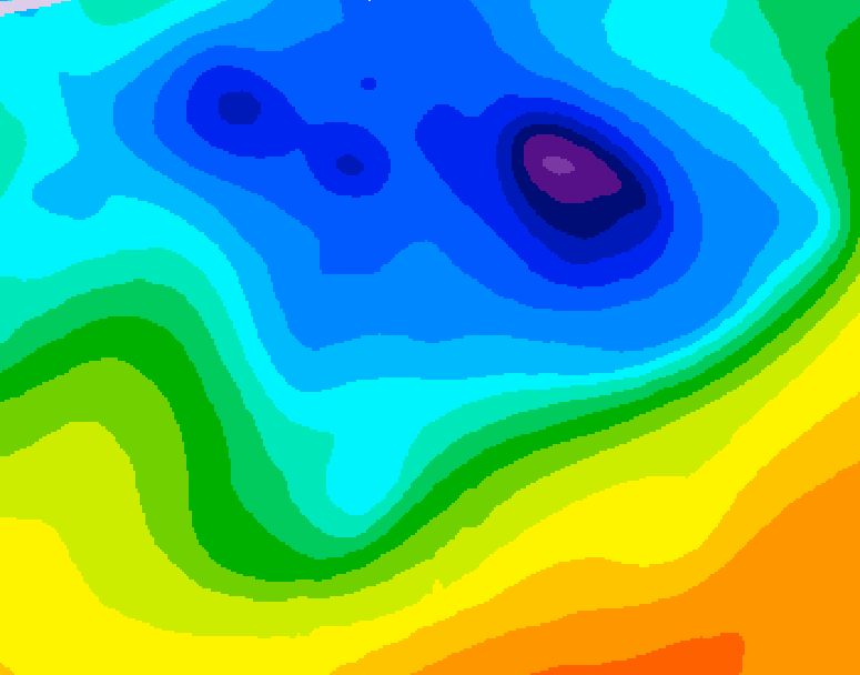 GDPS 500 millibar geopotential height 168 hour forecast chart for Canada based on 2026/04/11 0000Z data