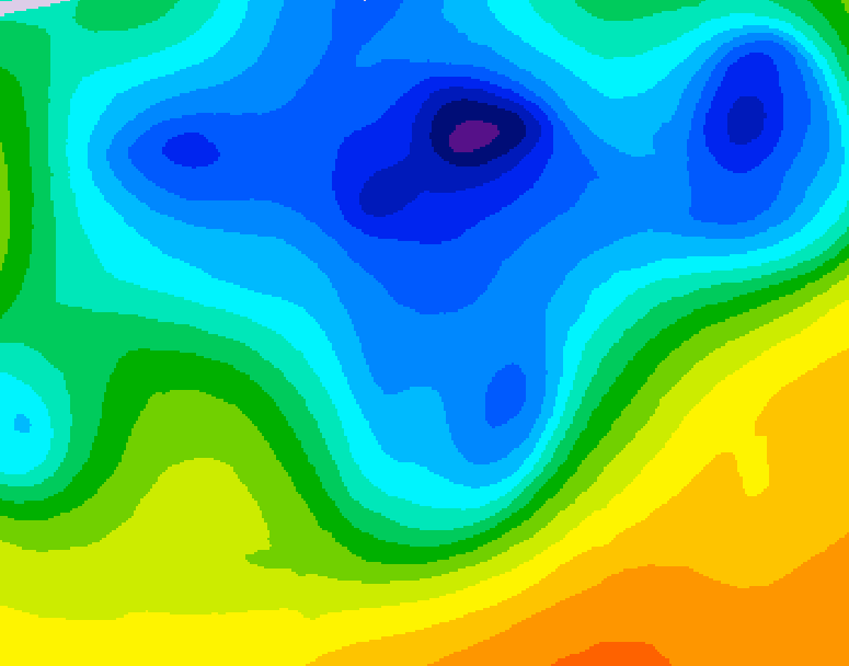 GDPS 500 millibar geopotential height 192 hour forecast chart for Canada based on 2026/04/11 0000Z data