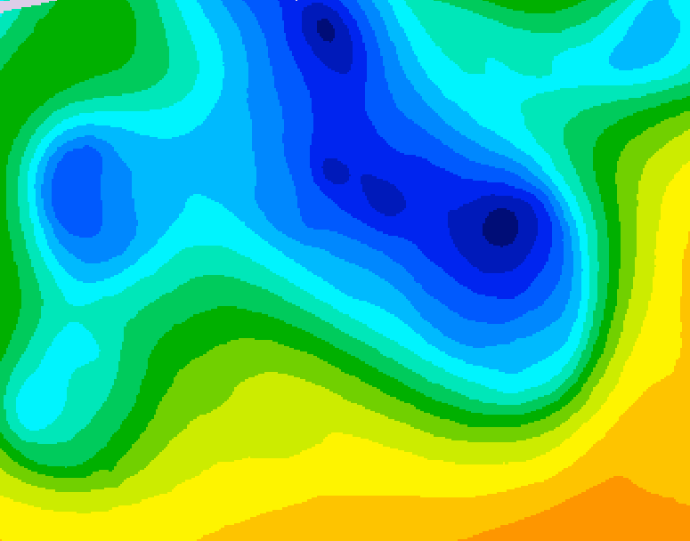 GDPS 500 millibar geopotential height 228 hour forecast chart for Canada based on 2026/04/11 0000Z data