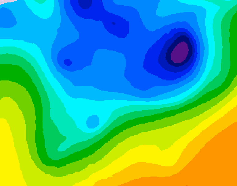 GDPS 500 millibar geopotential height 144 hour forecast chart for Canada based on 2026/04/11 1200Z data
