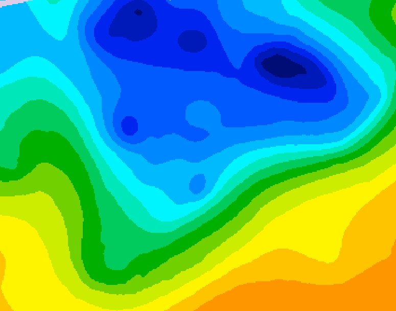 GDPS 500 millibar geopotential height 162 hour forecast chart for Canada based on 2026/04/11 1200Z data