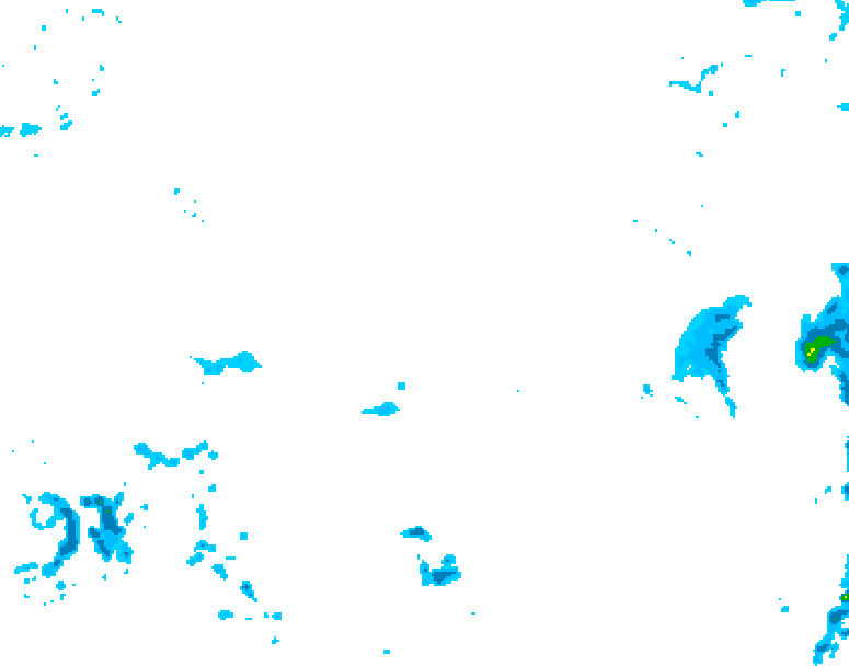 GDPS precipitation 018 hour forecast chart for Canada based on 2026/04/11 0000Z data