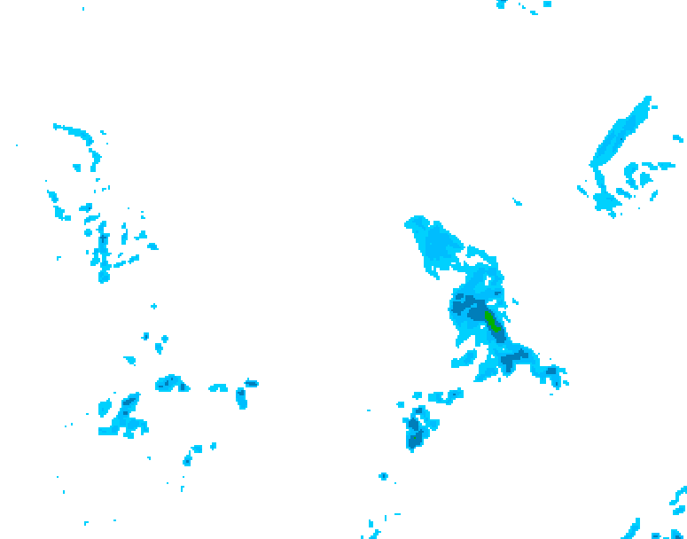 GDPS precipitation 060 hour forecast chart for Canada based on 2026/04/11 0000Z data