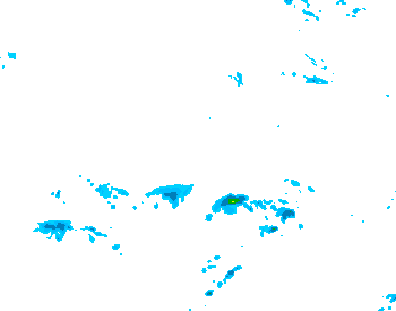 GDPS precipitation 114 hour forecast chart for Canada based on 2026/04/11 0000Z data