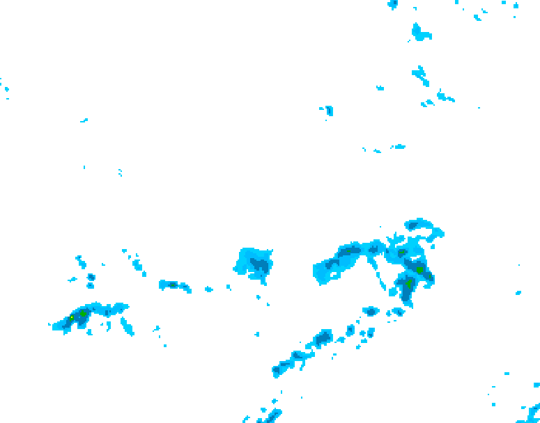 GDPS precipitation 120 hour forecast chart for Canada based on 2026/04/11 0000Z data