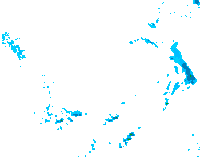 GDPS precipitation 144 hour forecast chart for Canada based on 2026/04/11 0000Z data
