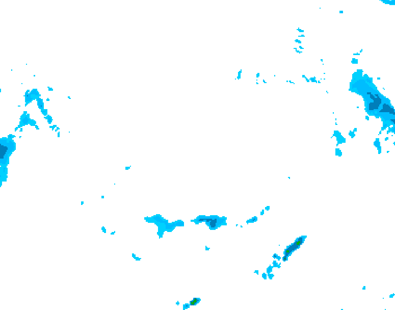 GDPS precipitation 156 hour forecast chart for Canada based on 2026/04/11 0000Z data
