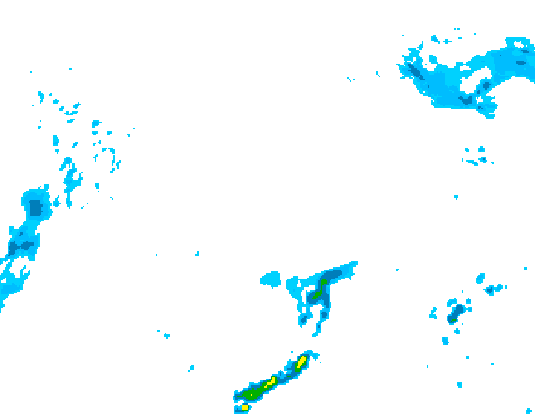 GDPS precipitation 174 hour forecast chart for Canada based on 2026/04/11 0000Z data