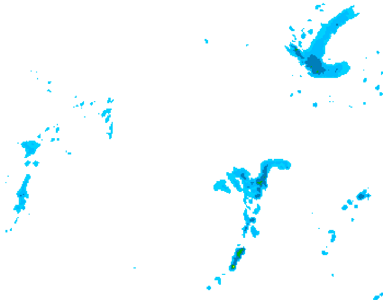 GDPS precipitation 186 hour forecast chart for Canada based on 2026/04/11 0000Z data