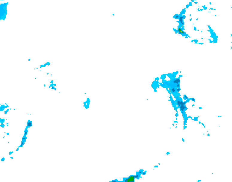 GDPS precipitation 204 hour forecast chart for Canada based on 2026/04/11 0000Z data