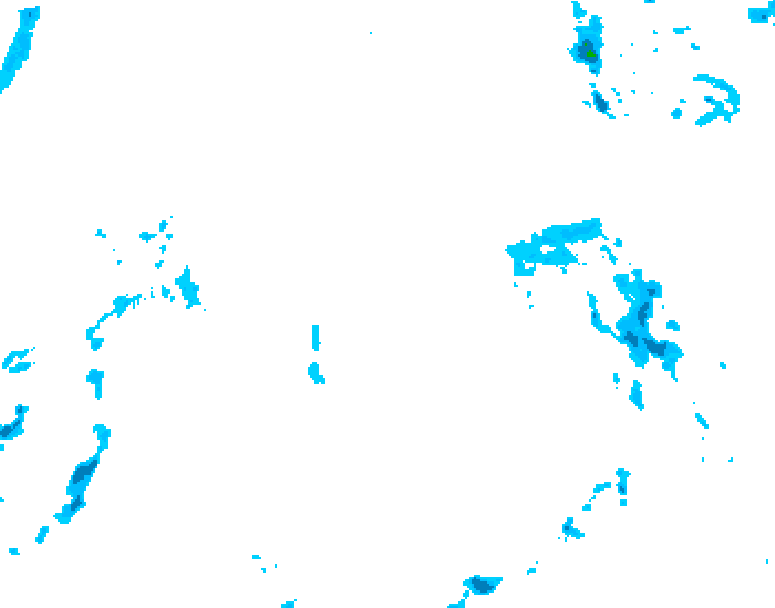 GDPS precipitation 210 hour forecast chart for Canada based on 2026/04/11 0000Z data