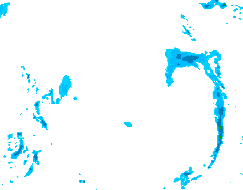 GDPS precipitation 228 hour forecast chart for Canada based on 2026/04/11 0000Z data