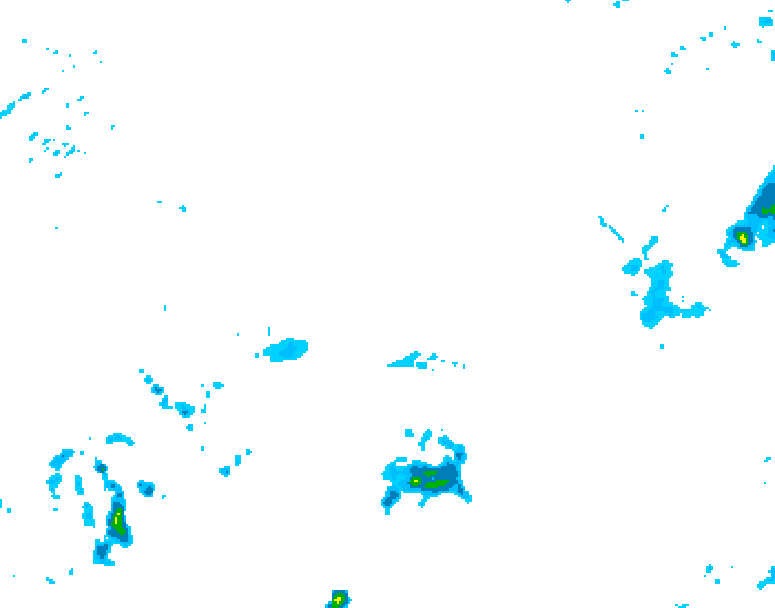GDPS precipitation 018 hour forecast chart for Canada based on 2026/04/11 1200Z data