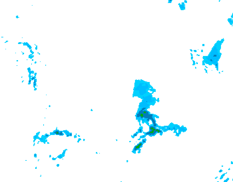 GDPS precipitation 042 hour forecast chart for Canada based on 2026/04/11 1200Z data
