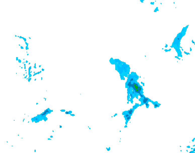 GDPS precipitation 048 hour forecast chart for Canada based on 2026/04/11 1200Z data