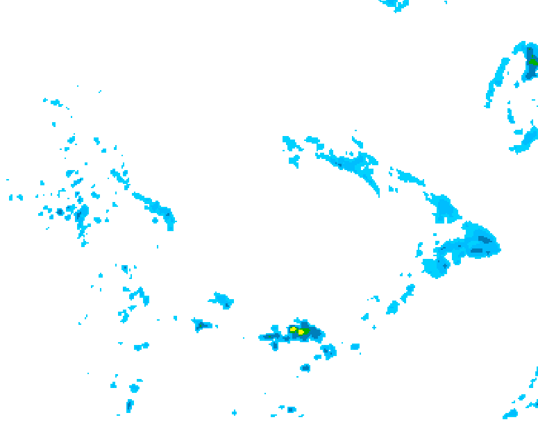 GDPS precipitation 060 hour forecast chart for Canada based on 2026/04/11 1200Z data