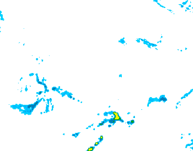 GDPS precipitation 090 hour forecast chart for Canada based on 2026/04/11 1200Z data