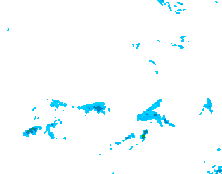 GDPS precipitation 102 hour forecast chart for Canada based on 2026/04/11 1200Z data