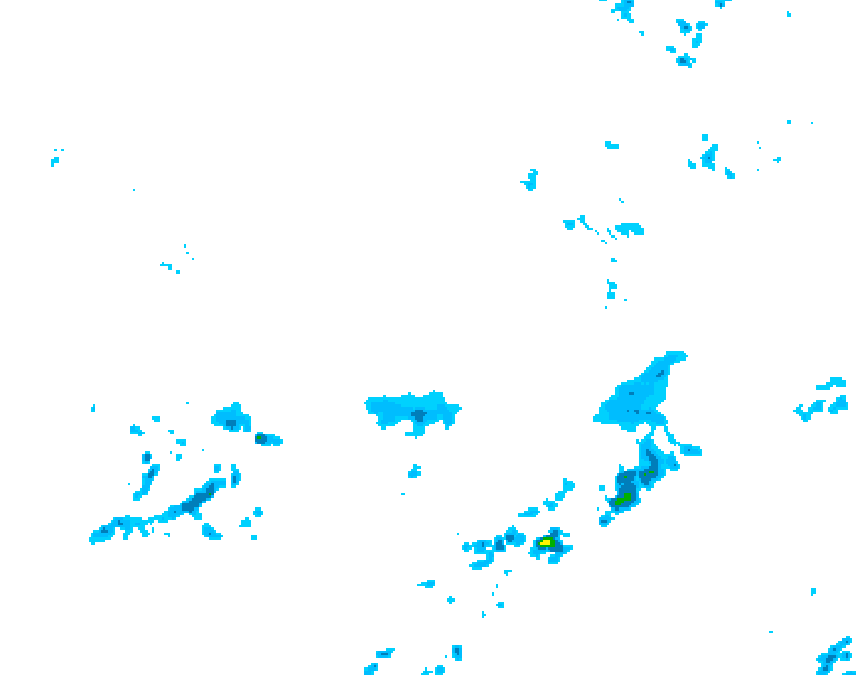 GDPS precipitation 108 hour forecast chart for Canada based on 2026/04/11 1200Z data