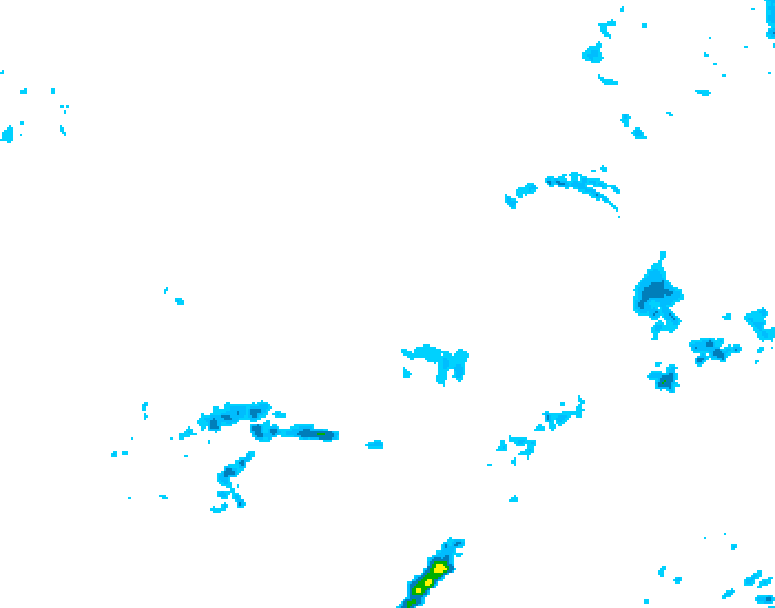 GDPS precipitation 120 hour forecast chart for Canada based on 2026/04/11 1200Z data