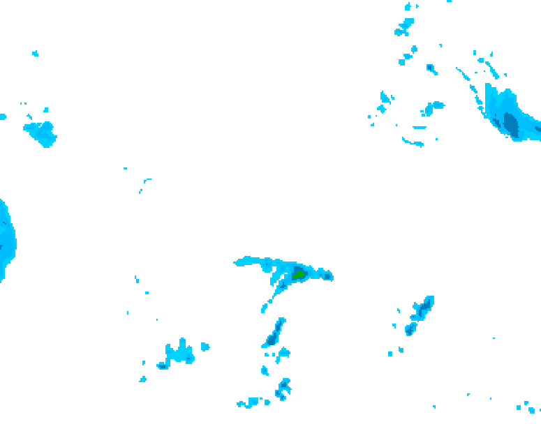 GDPS precipitation 150 hour forecast chart for Canada based on 2026/04/11 1200Z data