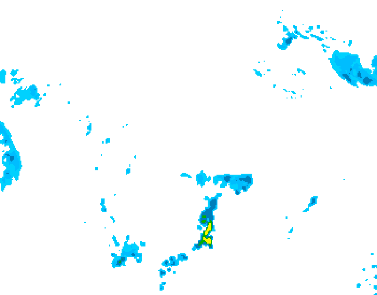 GDPS precipitation 156 hour forecast chart for Canada based on 2026/04/11 1200Z data
