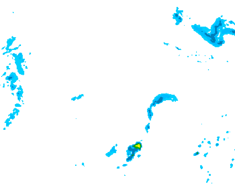GDPS precipitation 168 hour forecast chart for Canada based on 2026/04/11 1200Z data