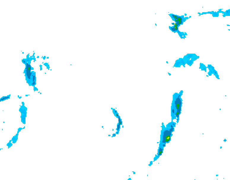 GDPS precipitation 204 hour forecast chart for Canada based on 2026/04/11 1200Z data
