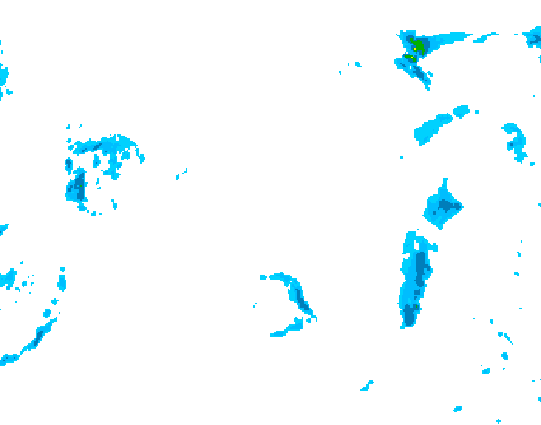 GDPS precipitation 210 hour forecast chart for Canada based on 2026/04/11 1200Z data