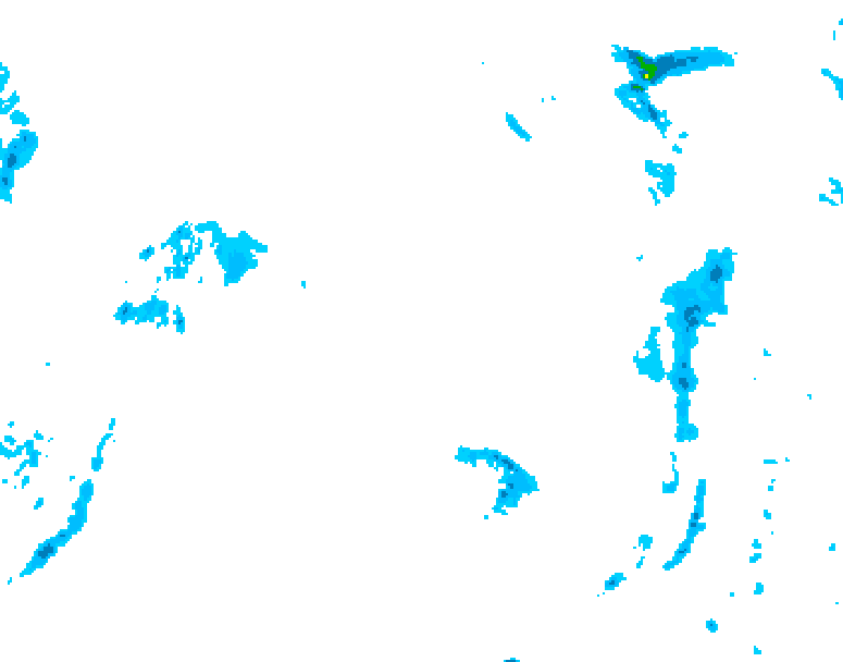 GDPS precipitation 216 hour forecast chart for Canada based on 2026/04/11 1200Z data
