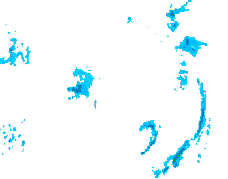 GDPS precipitation 228 hour forecast chart for Canada based on 2026/04/11 1200Z data