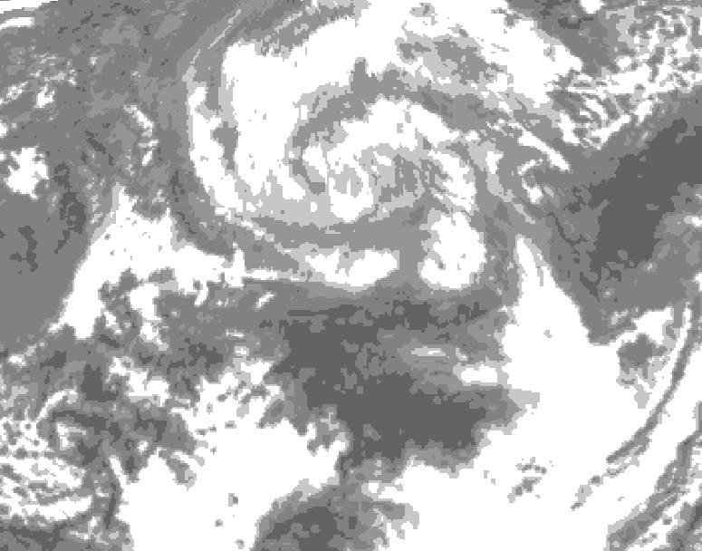 GDPS total cloud 036 hour forecast chart for Canada based on 2026/04/11 0000Z data