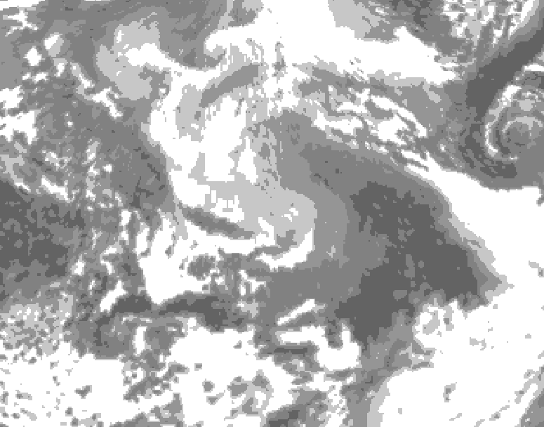 GDPS total cloud 066 hour forecast chart for Canada based on 2026/04/11 0000Z data