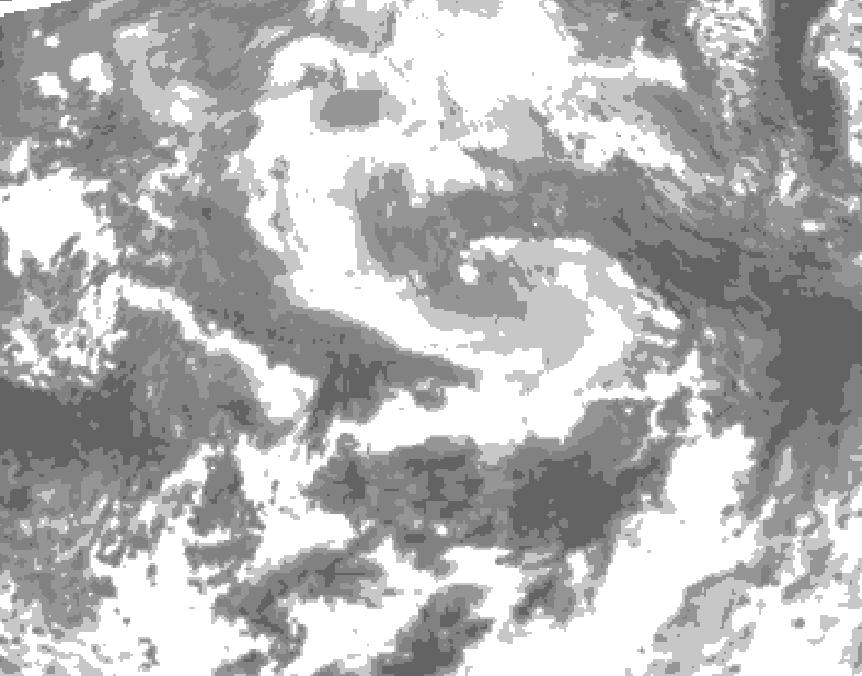 GDPS total cloud 072 hour forecast chart for Canada based on 2026/04/11 1200Z data