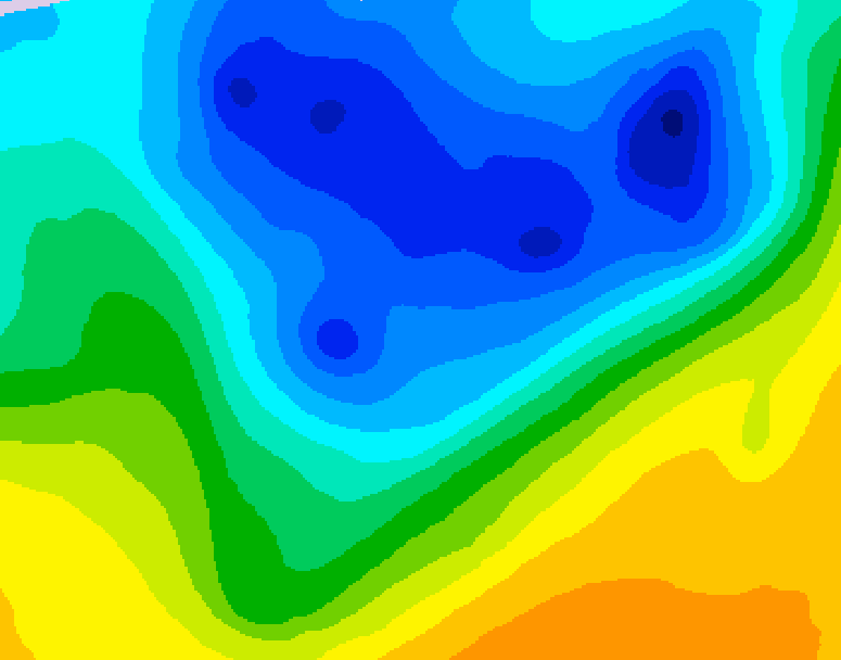 GDPS 500 millibar geopotential height 156 hour forecast chart for Canada based on 2026/04/12 0000Z data
