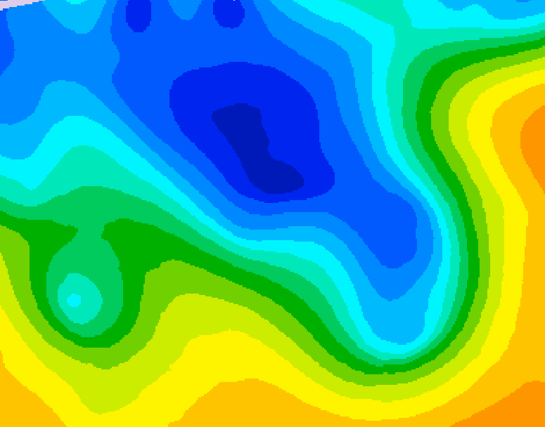 GDPS 500 millibar geopotential height 228 hour forecast chart for Canada based on 2026/04/12 0000Z data