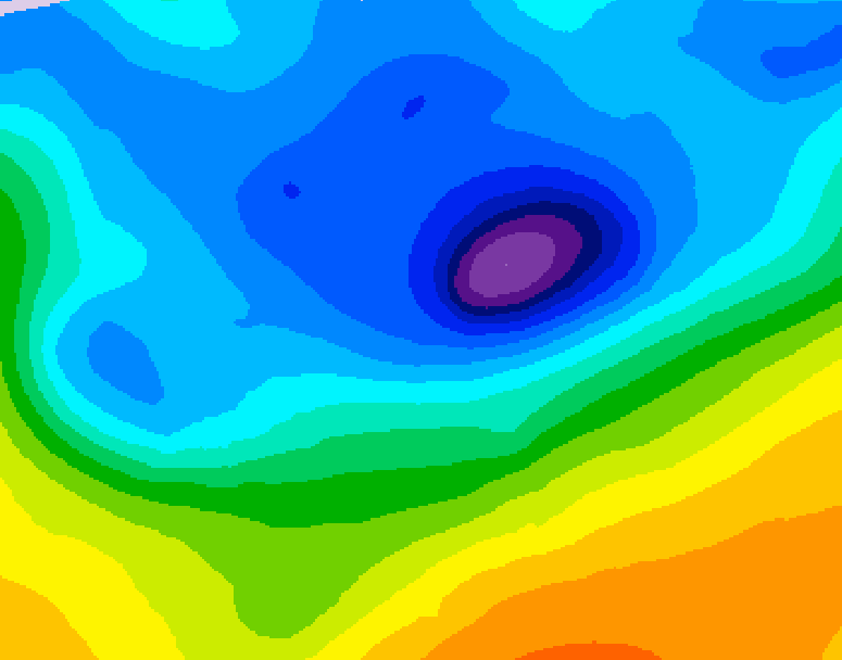 GDPS 500 millibar geopotential height 066 hour forecast chart for Canada based on 2026/04/12 1200Z data